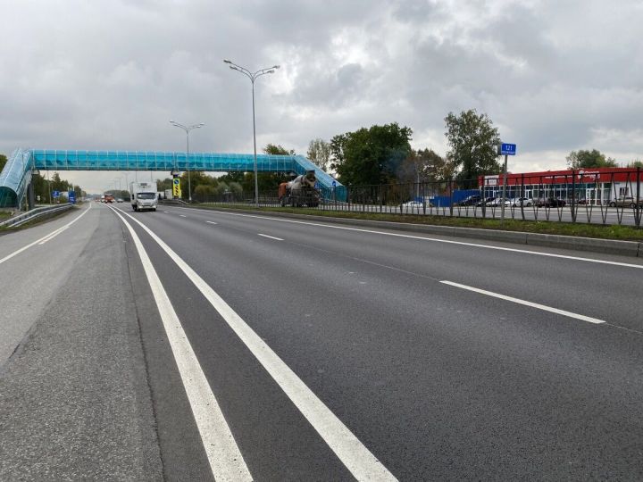 В Зеленодольском районе завершены дорожные работы на участке автомобильной дороги «Йошкар-Ола – Зеленодольск» до М-7 «Волга»
