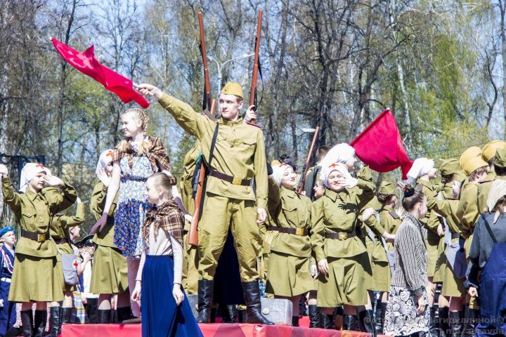Фоторепортаж со Дня Победы 2022 в Зеленодольске