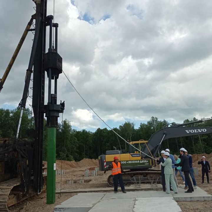 В Зеленодольском районе дан старт строительству производственного-складского комплекса проекта «Зеленая дача»