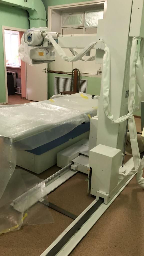 В районной больнице в пгт.Васильево устанавливают новый рентгеновский аппарат