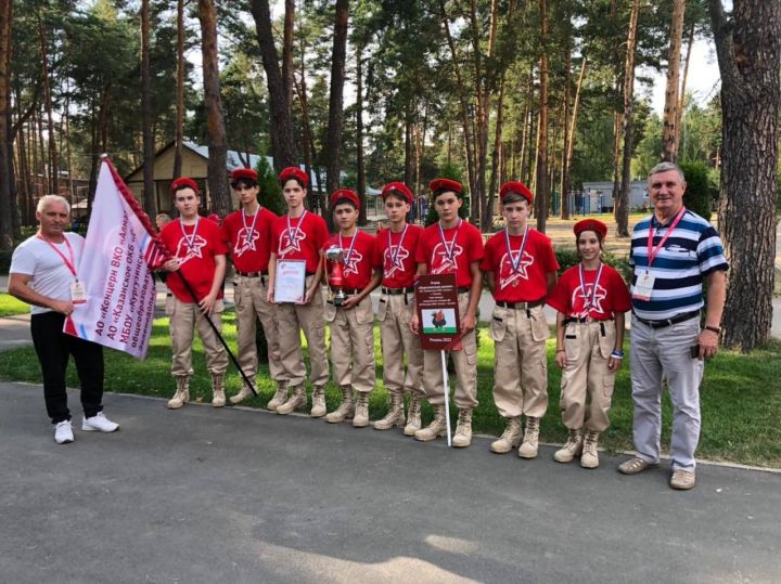 Ученики Кургузинской школы победили в российских соревнованиях среди отрядов Юнармии