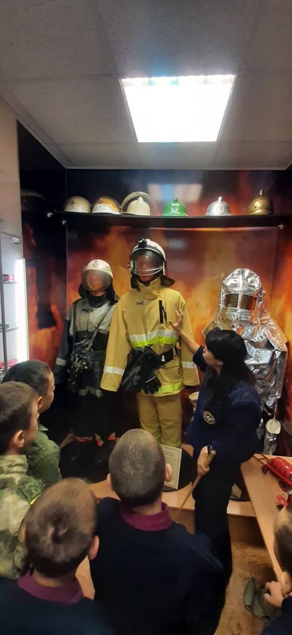 Воспитанники Раифского спецучилища провели конкурс стихов в Музее пожарной охраны Зеленодольска