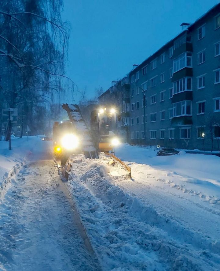 По улице Фрунзе в Зеленодольске будет проводиться механизированная уборка снега