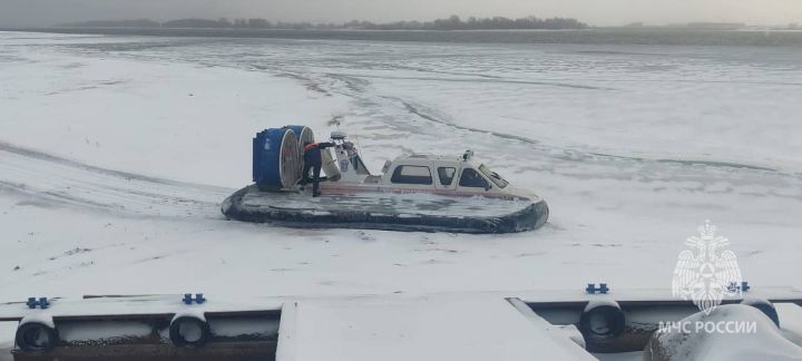 В Зеленодольском районе на дежурство заступили казанские спасатели