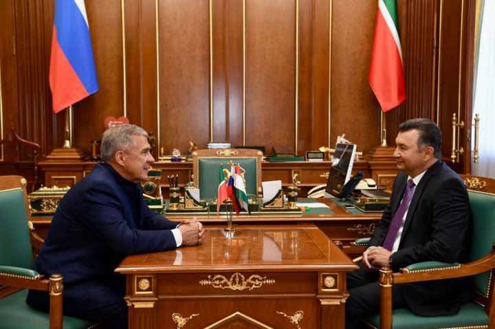 В Казанском Кремле прошла встреча Рустама Минниханова с Премьер-министром Республики Таджикистан