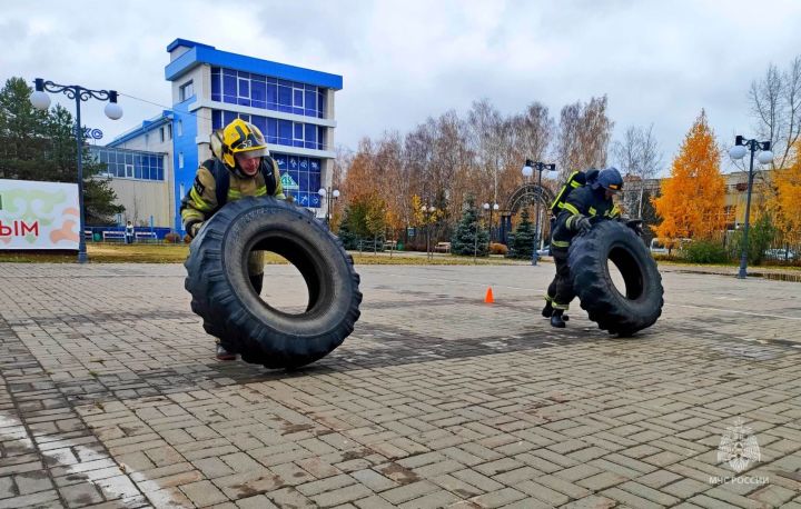 Зеленодольск принял финал республиканских соревнований по пожарному многоборью