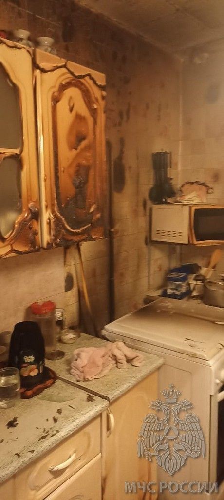 В Зеленодольске мужчина, пытаясь потушить пожар на кухне, серьезно пострадал