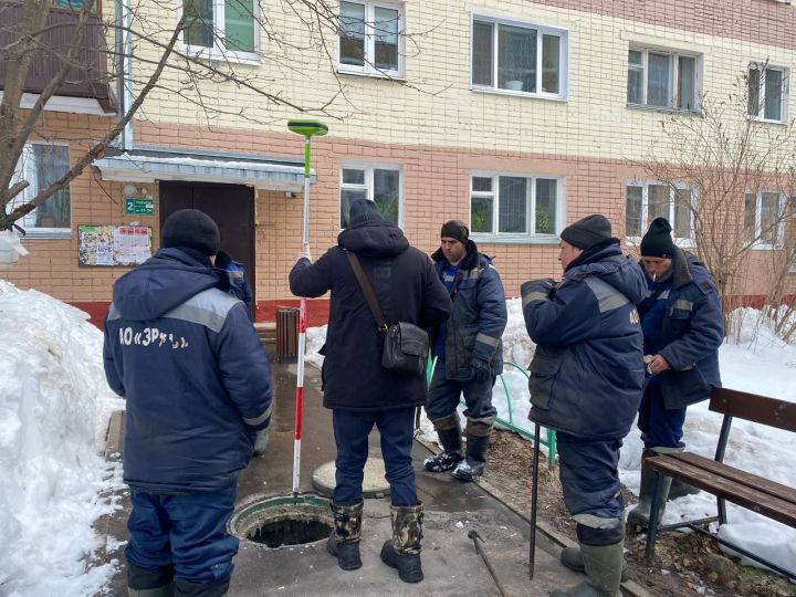 В Зеленодольске на улице Тургенева проведены геодезические работы