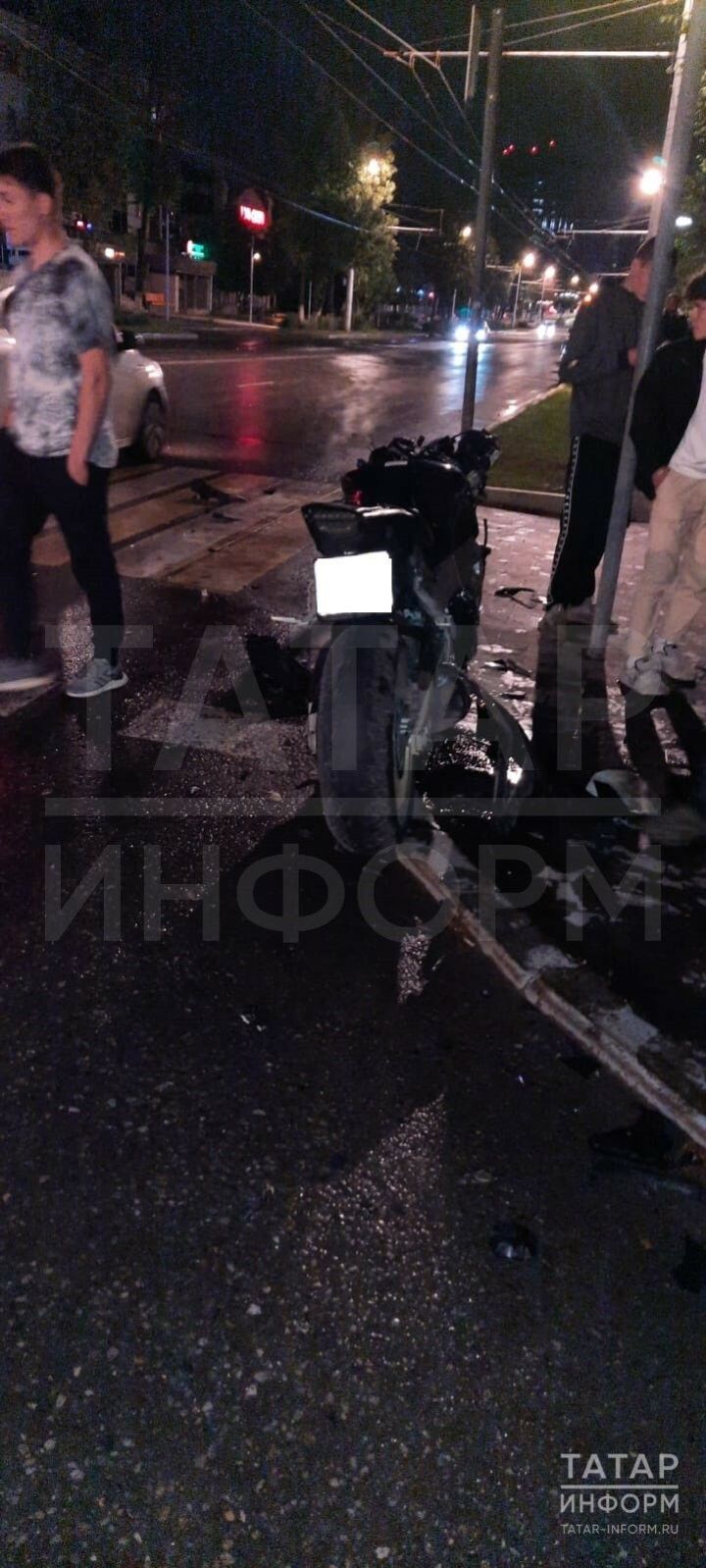 ДТП в Альметьевске: водитель мотоцикла доставлен в больницу