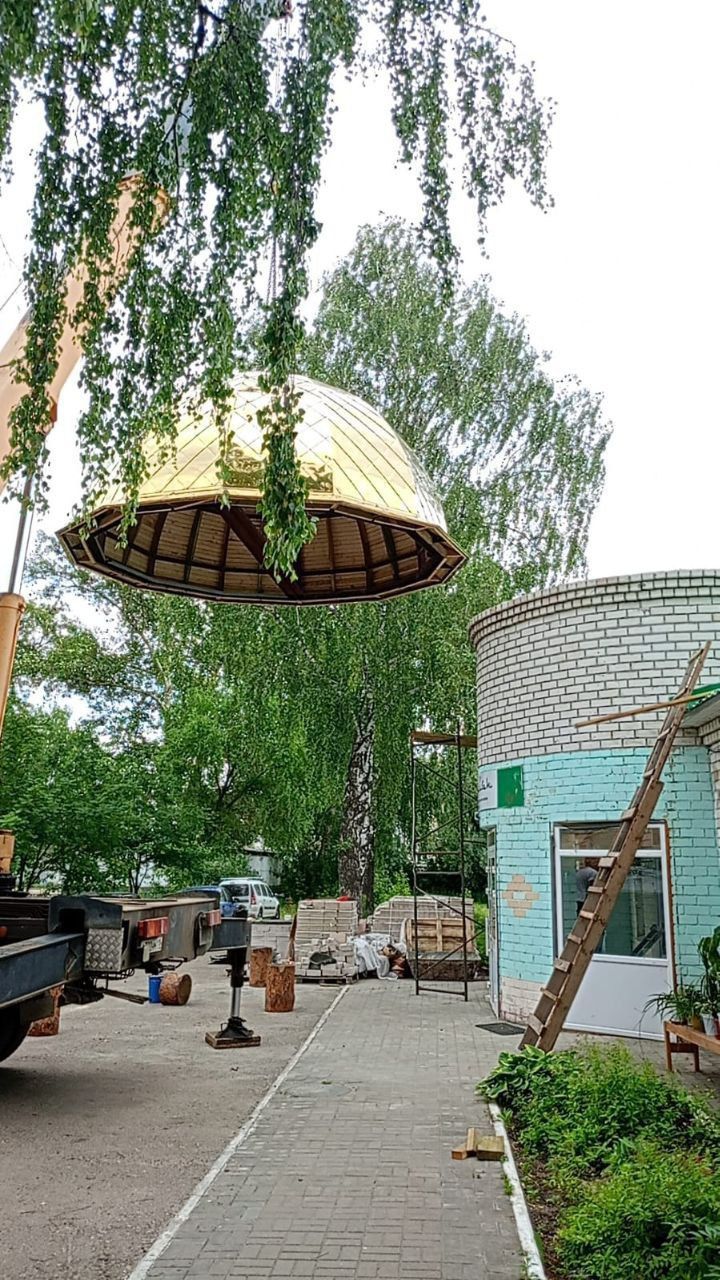 В Зеленодольском медресе установили купол