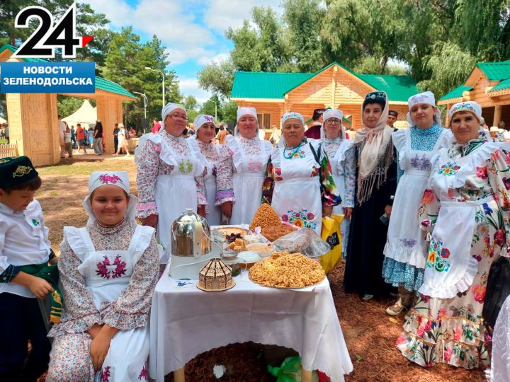 Большекульбашское ДК совместно с «Ак Калфак» поучаствовали в Иртышском Сабантуе