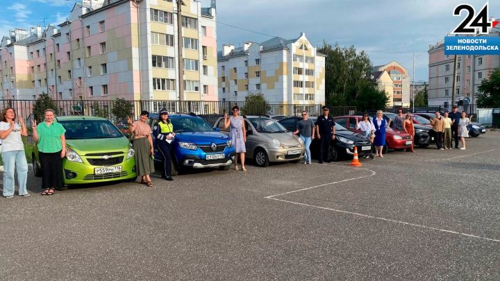 В Зеленодольске прошел конкурс водительского мастерства среди женщин