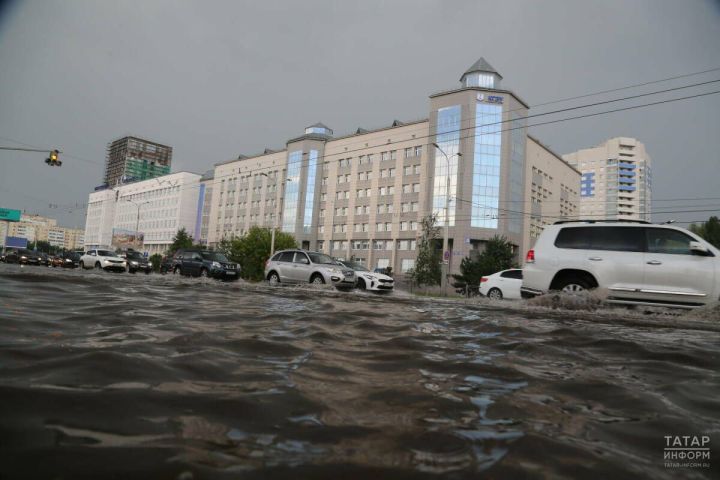 Татарстан находится под угрозой затопления из-за ливневых дождей