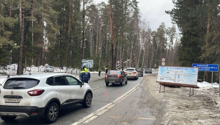 Въезд в Раифу освободился от пробок