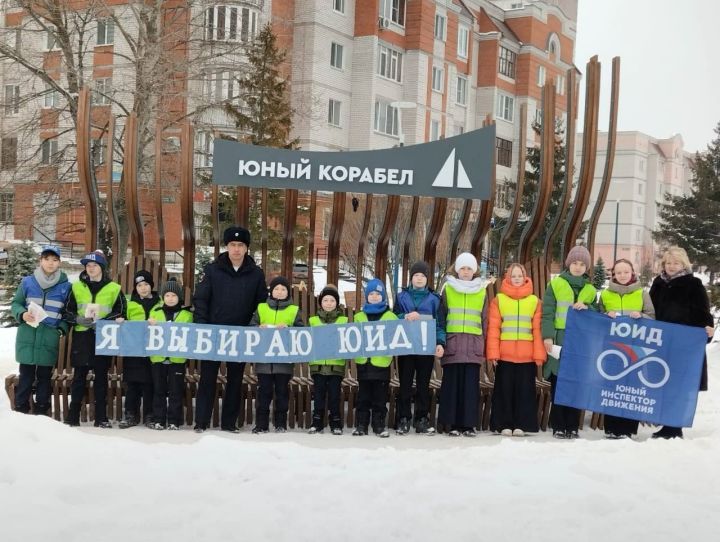 Зеленодольское движение ЮИД вышли в рейд вместе с сотрудниками ГАИ