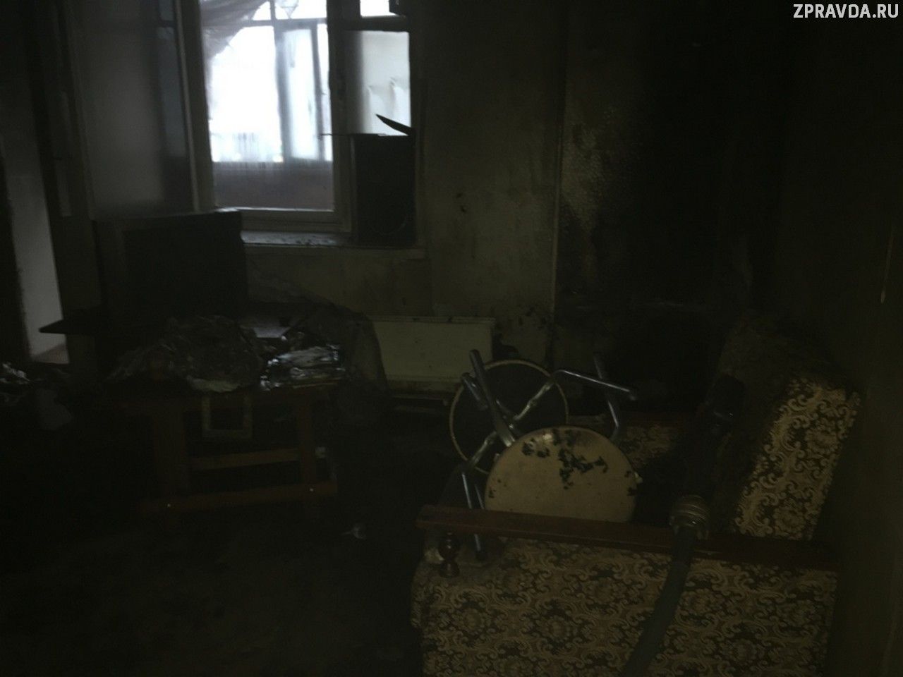 В Зеленодольске на пожаре едва не погибла 62-летняя женщина