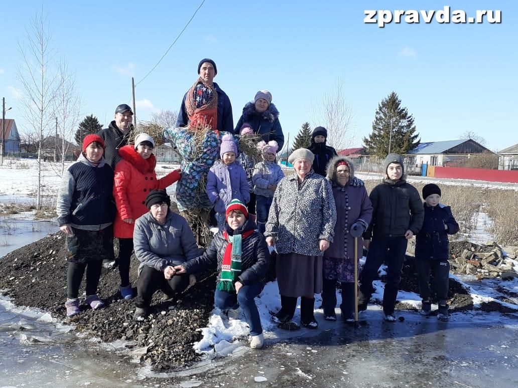 В селе Русское Азеелево весело проводили зиму