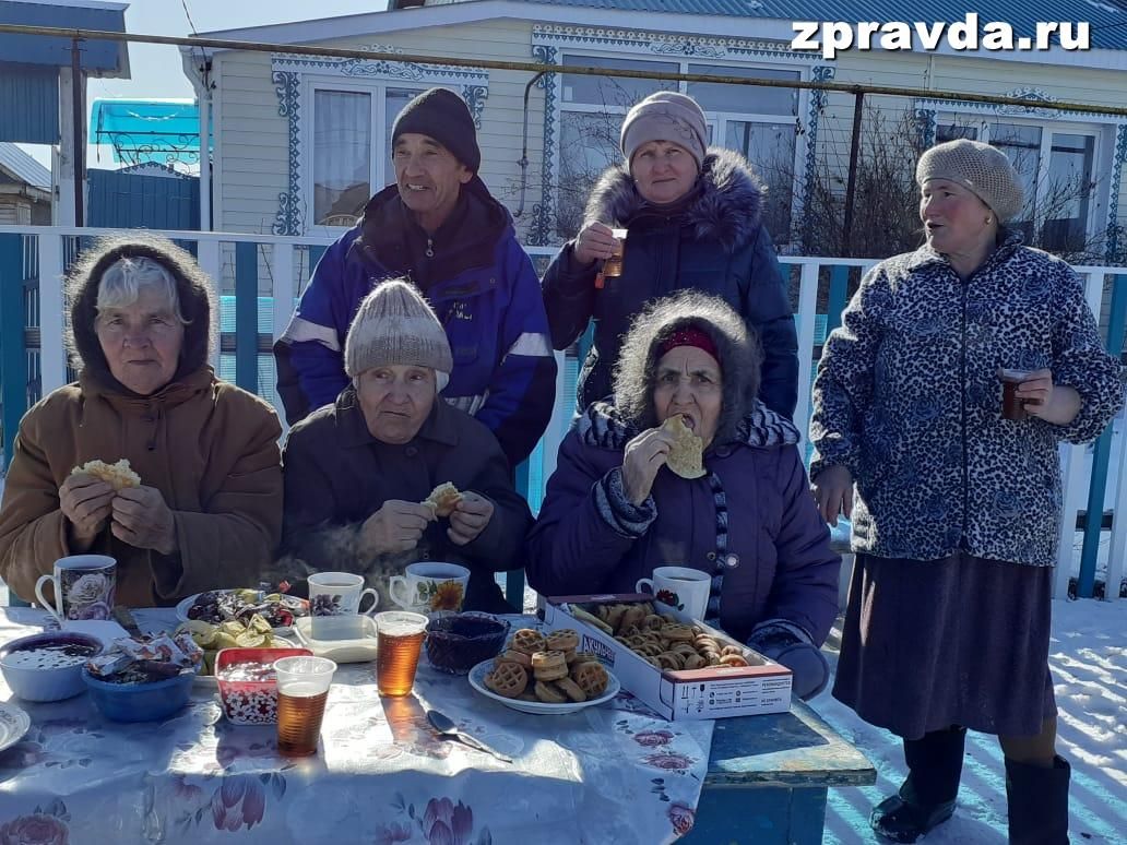 В селе Русское Азеелево весело проводили зиму