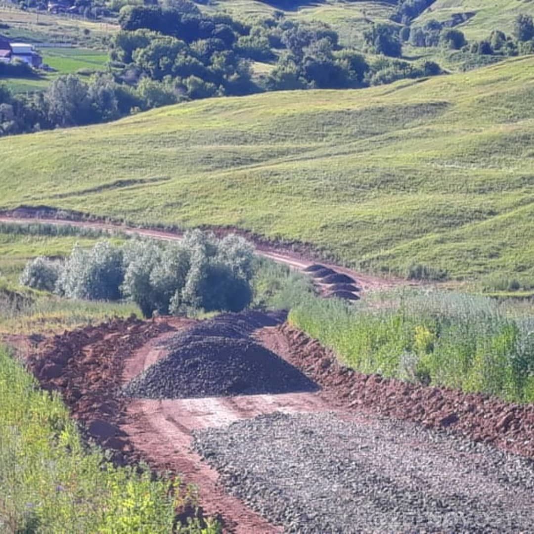 В Зеленодольском районе между Кугушево и Тугаево начались работы по ремонту дороги