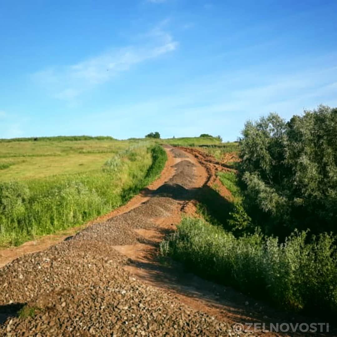 В Зеленодольском районе между Кугушево и Тугаево начались работы по ремонту дороги