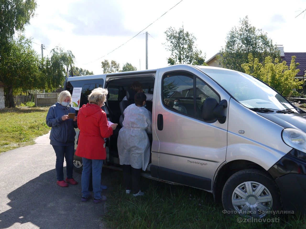 В деревне Сафоново Айшинского сельсовета прошло выездное голосование