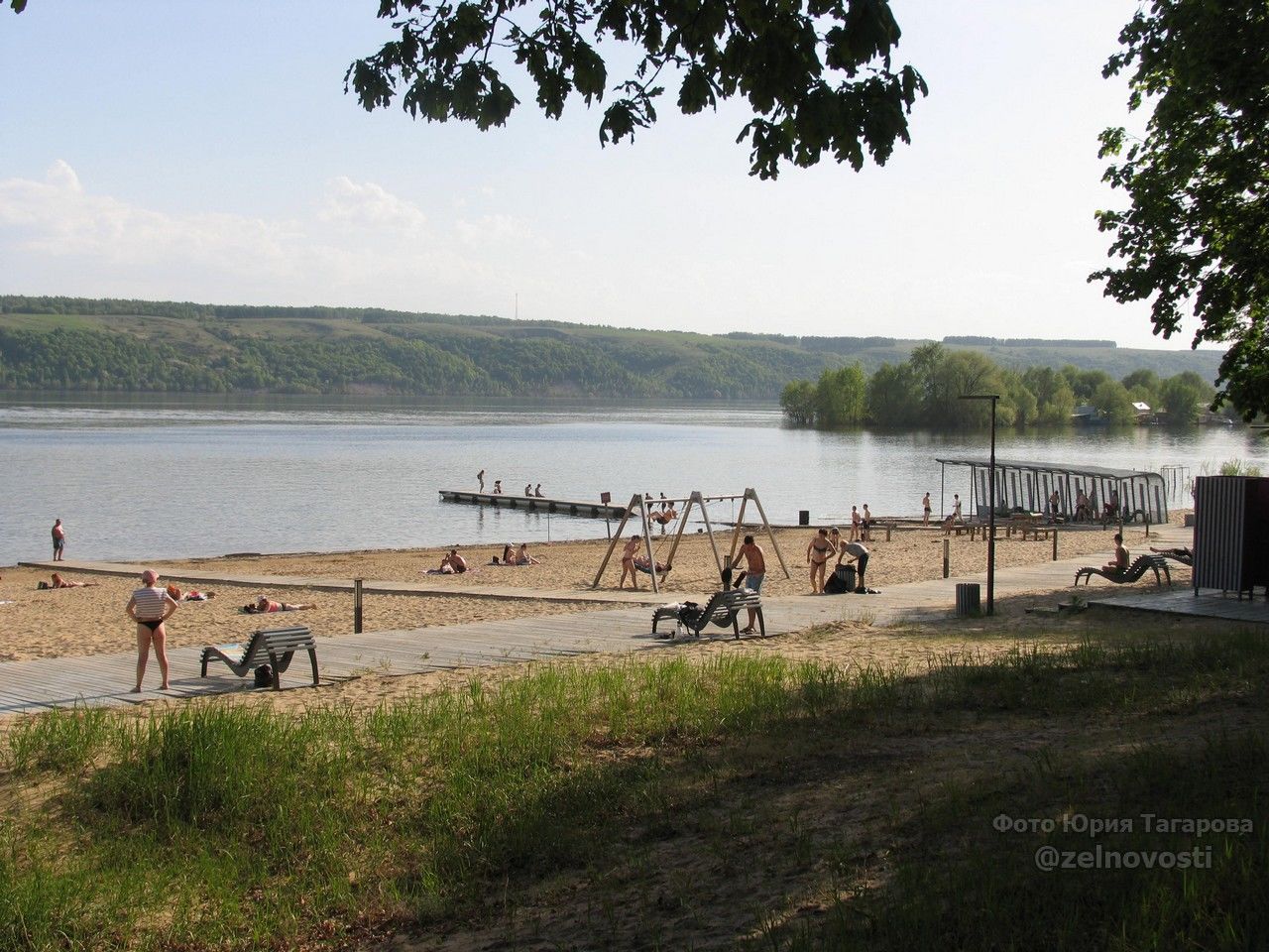 Пляж в зеленодольске фото