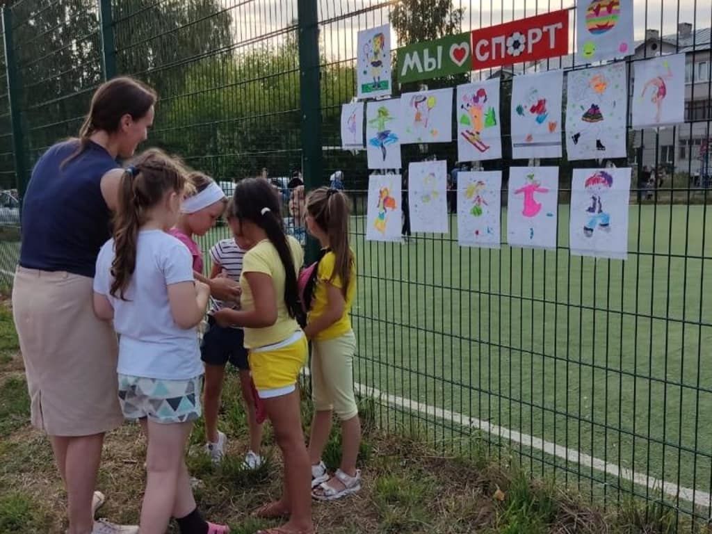 В посёлке Васильево прошел большой семейный праздник "Весёлые старты"