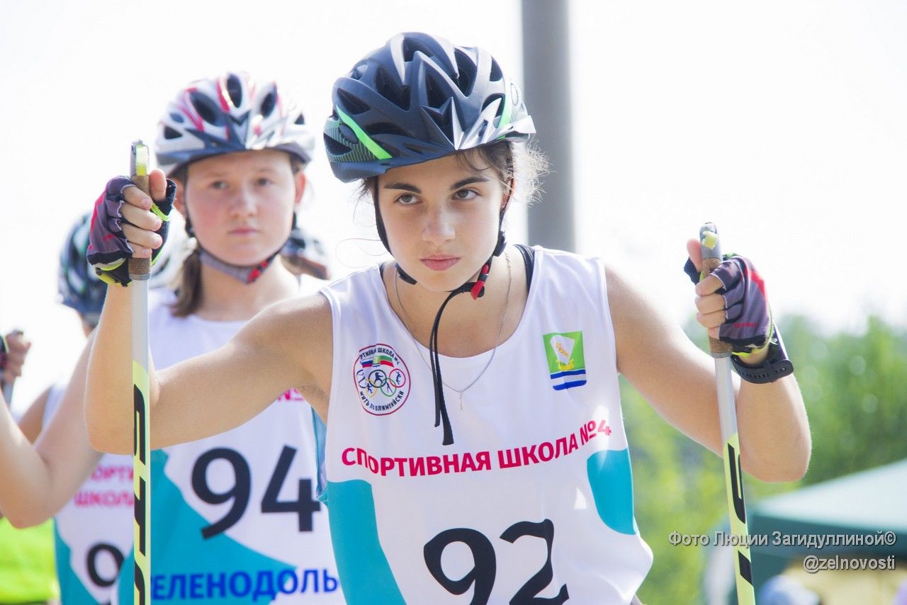 На территории СК"Маяк" прошел открытый чемпионат-первенство Зеленодольска по гонкам на лыжероллерах