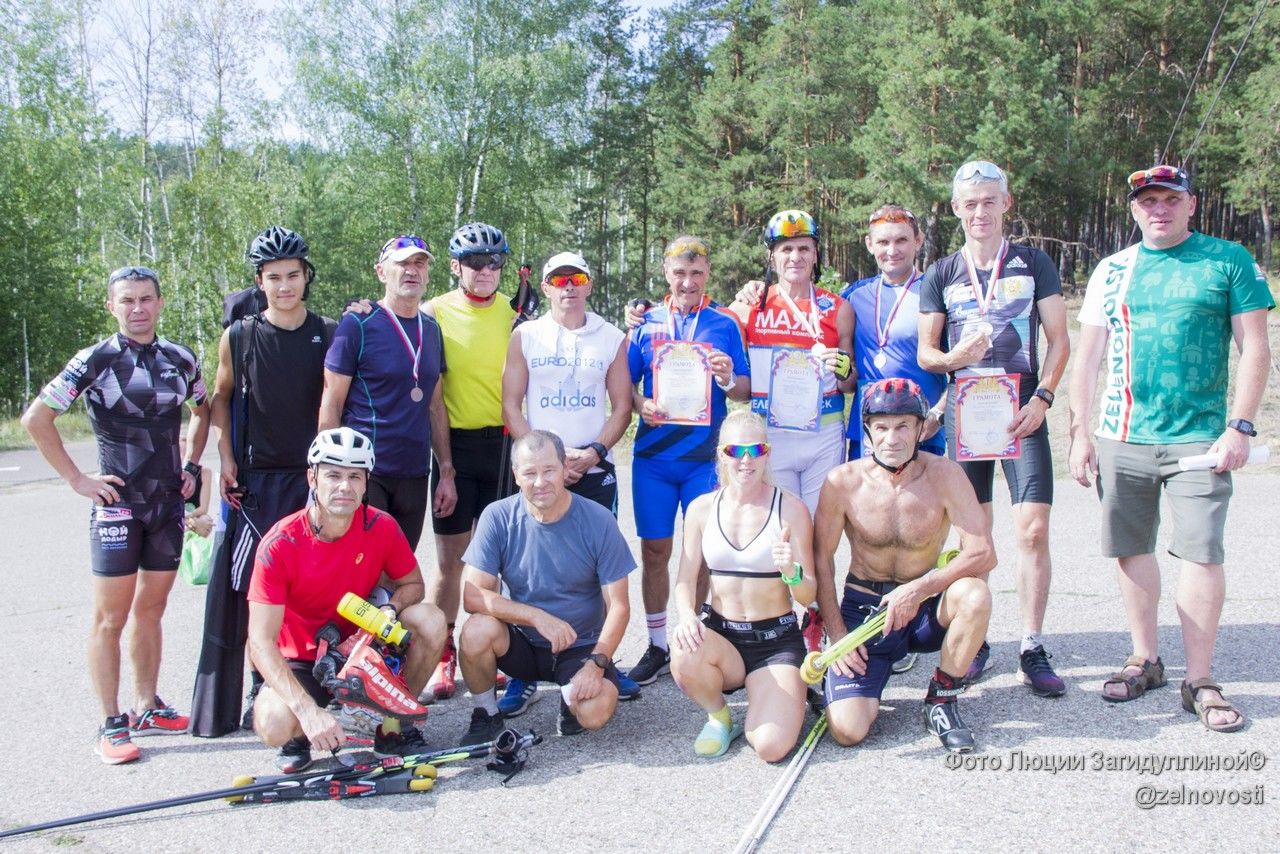 На территории СК"Маяк" прошел открытый чемпионат-первенство Зеленодольска по гонкам на лыжероллерах