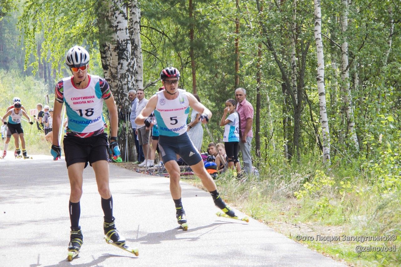 На территории СК"Маяк" прошел открытый чемпионат-первенство Зеленодольска по гонкам на лыжероллерах