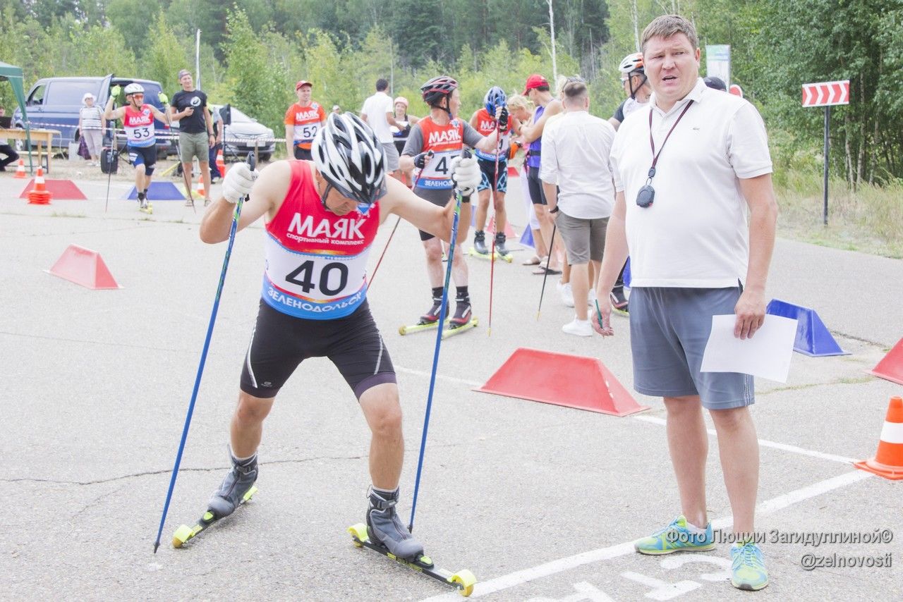 На территории СК"Маяк" прошел открытый чемпионат-первенство Зеленодольска по гонкам на лыжероллерах