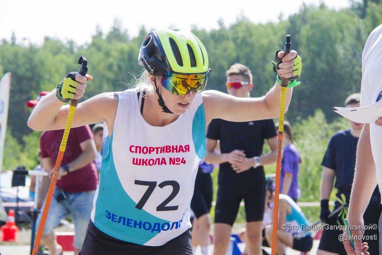 На территории СК"Маяк" прошел открытый чемпионат-первенство Зеленодольска по гонкам на лыжероллерах