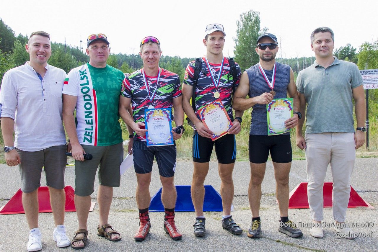 На территории СК"Маяк" прошел открытый чемпионат-первенство Зеленодольска по гонкам на лыжероллерах