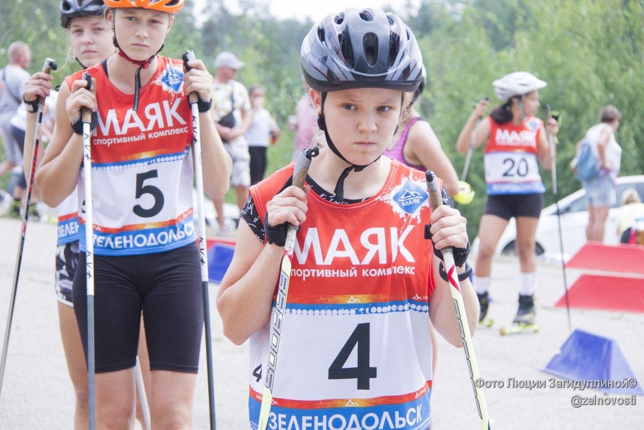 На территории СК"Маяк" прошел открытый чемпионат-первенство Зеленодольска по гонкам на лыжероллерах