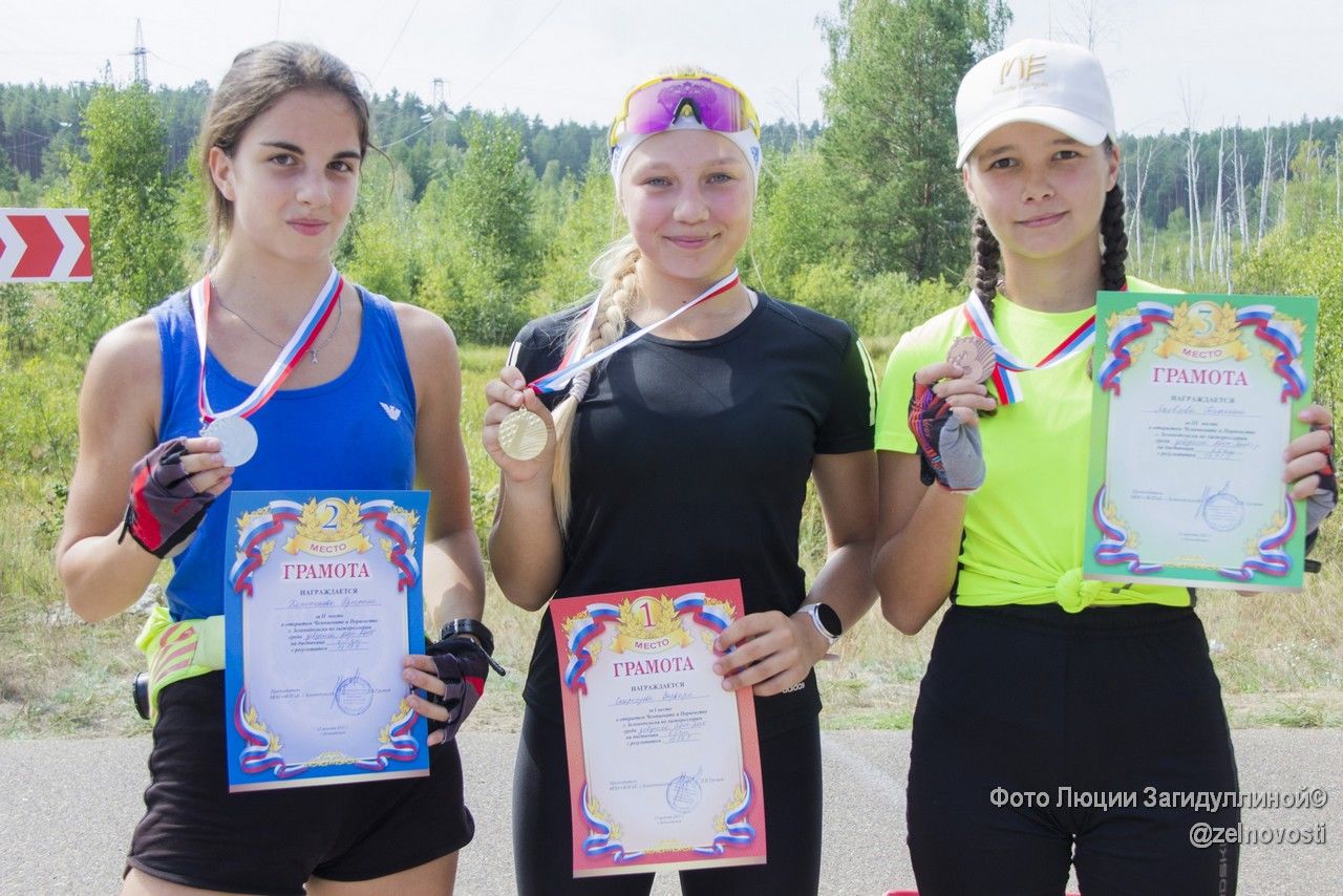 На территории СК"Маяк" прошел открытый чемпионат-первенство Зеленодольска по гонкам на лыжероллерах