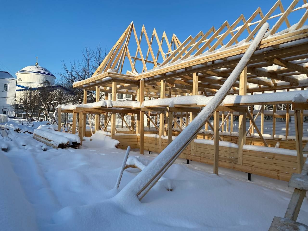 В Раифском монастыре начинается подготовка к рождественским праздникам и фестивалю «Лёд и свет»