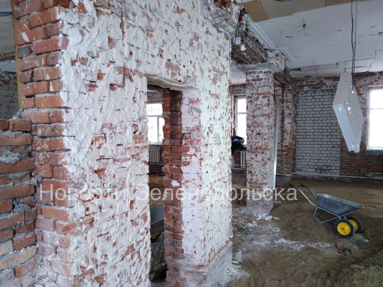 В городском музее полным ходом идёт капитальный ремонт