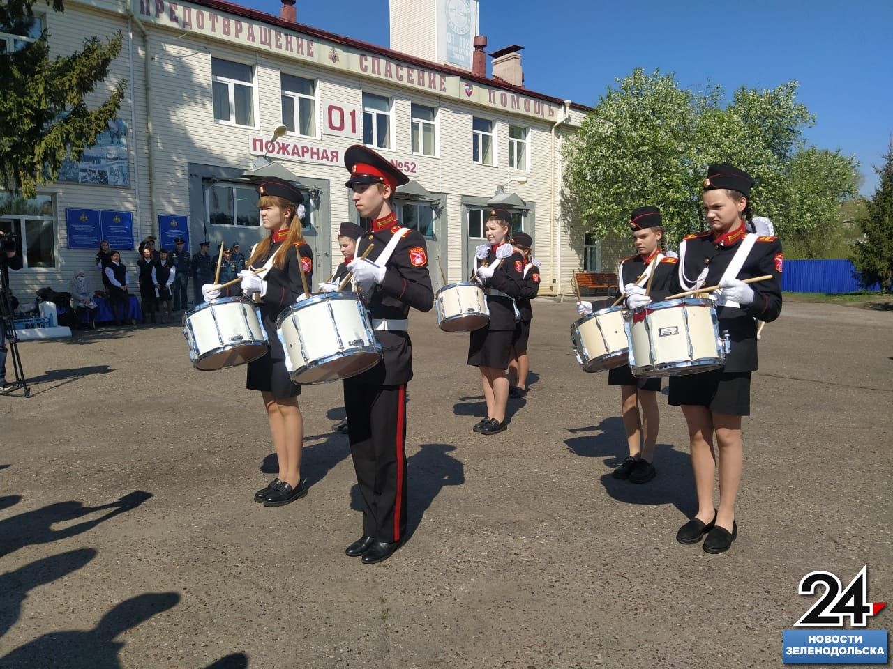 В Зеленодольском гарнизоне провели церемонию принятия присяги сотрудниками МЧС