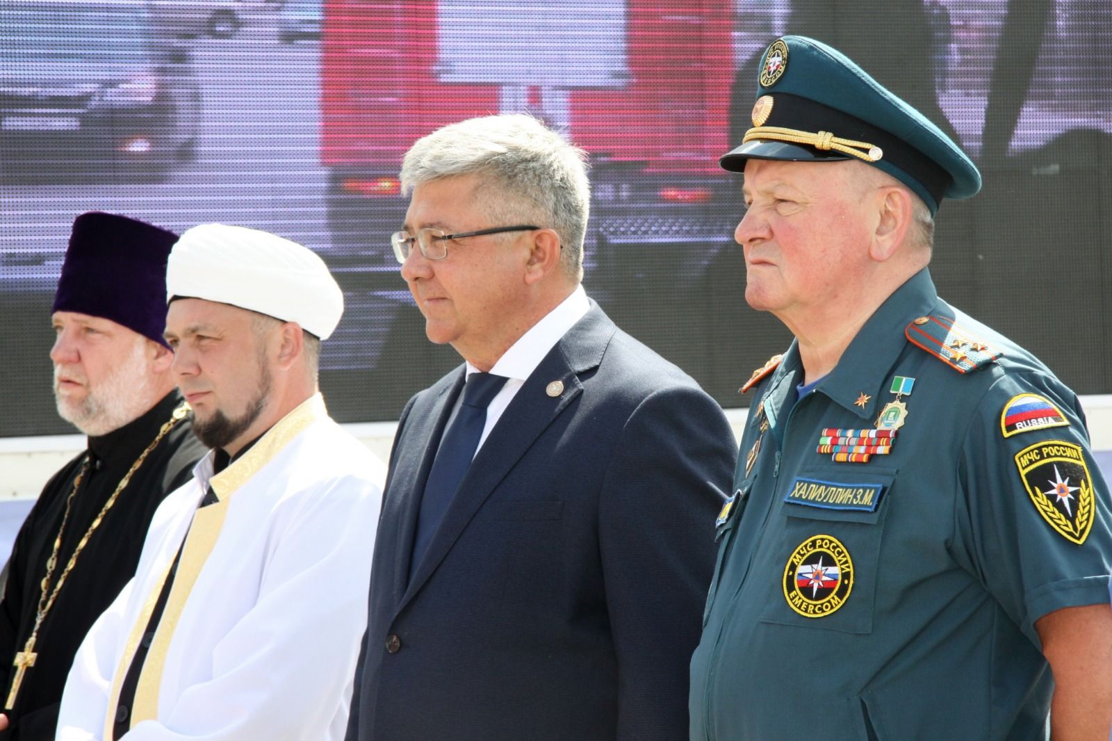 В селе Большие Ключи открыли новое пожарное депо