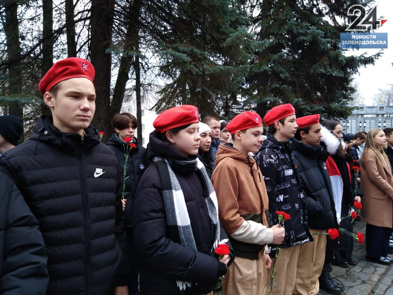 Мы помним: в Зеленодольске провели торжественный митинг, посвященный 100-летию со Дня рождения Героя СССР Николая Катина