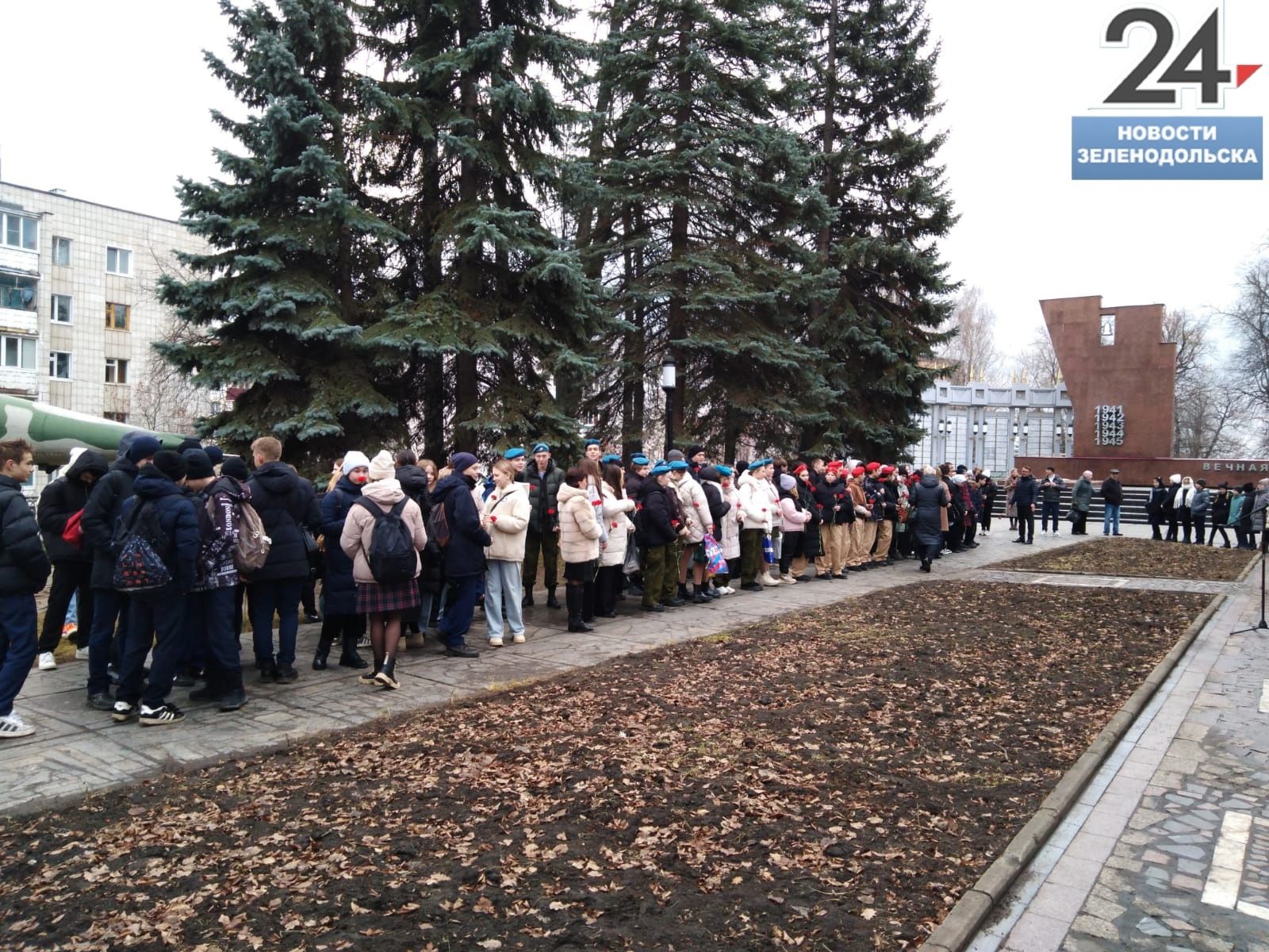 Мы помним: в Зеленодольске провели торжественный митинг, посвященный 100-летию со Дня рождения Героя СССР Николая Катина