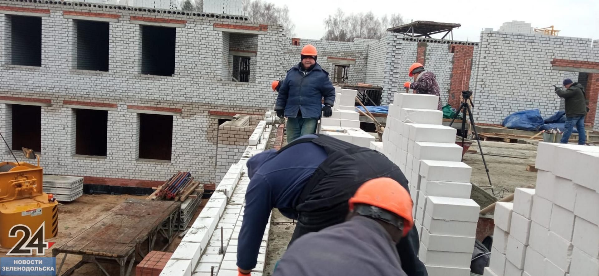 В Зеленодольске строят дом-интернат для пожилых людей и инвалидов