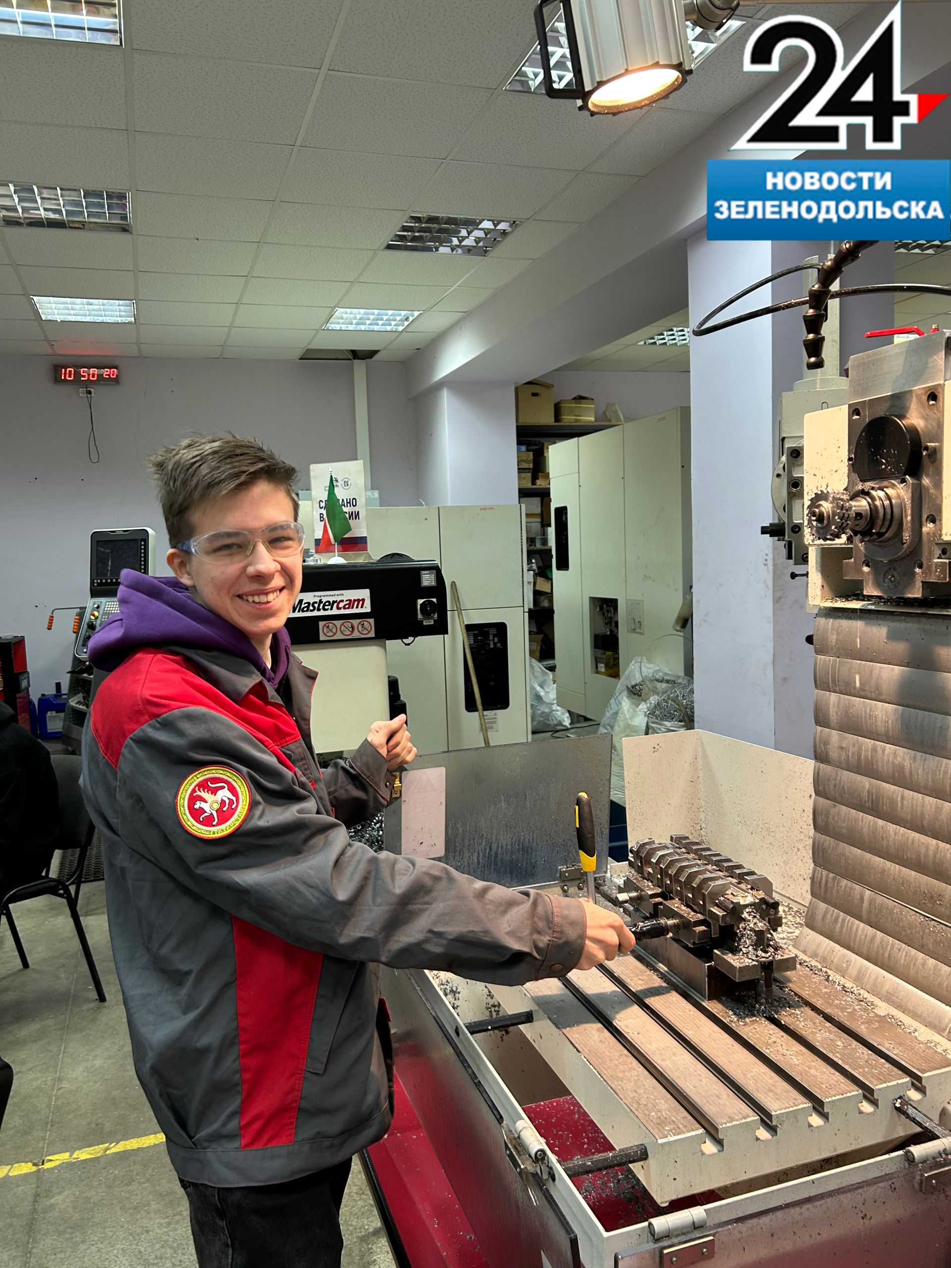 Студент ЗМК Алексей Баранов — один из лучших юных фрезеровщиков России