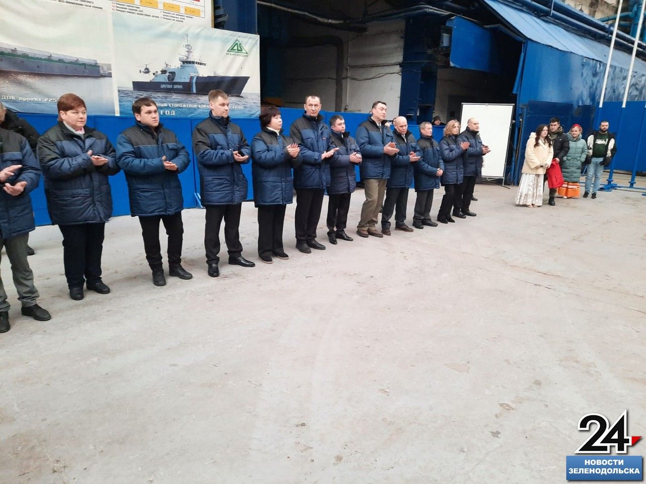 В Зеленодольске на заводе имени А. М. Горького проходит церемония закладки корпусов двух «Метеоров — 2020»