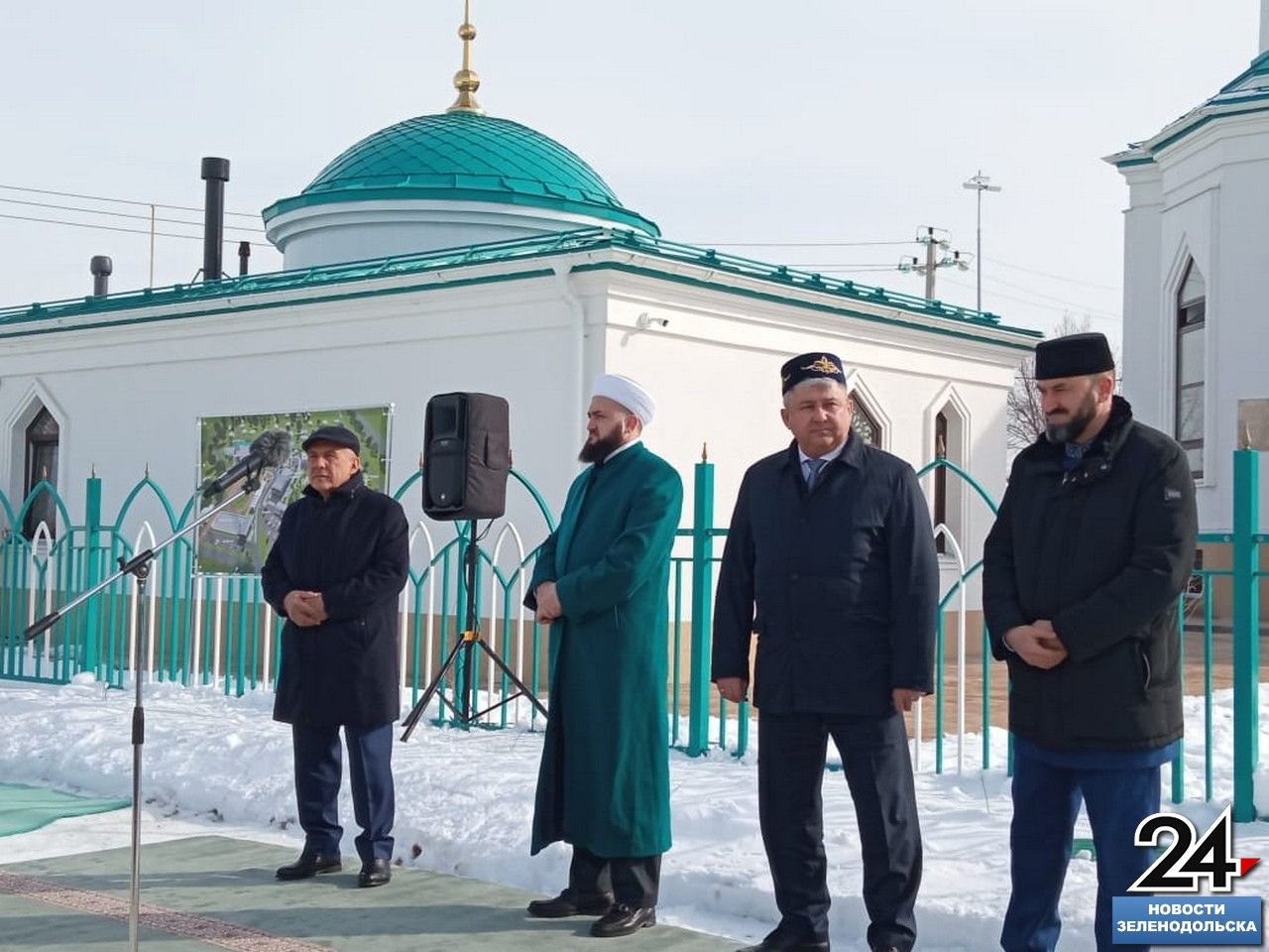 В селе Новая Тура Зеленодольского района с участием Рустама Минниханова открыли новую мечеть