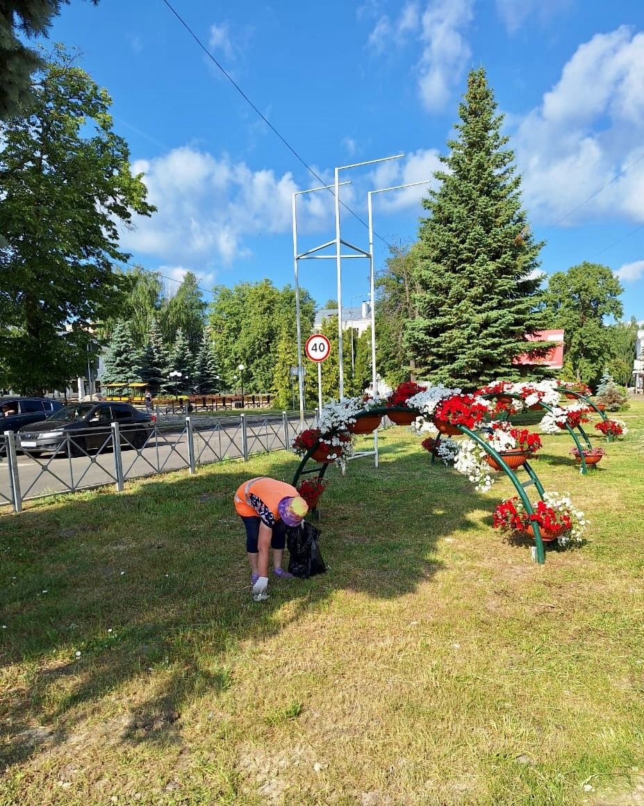 В Зеленодольске ежедневно ведутся работы по очистке города