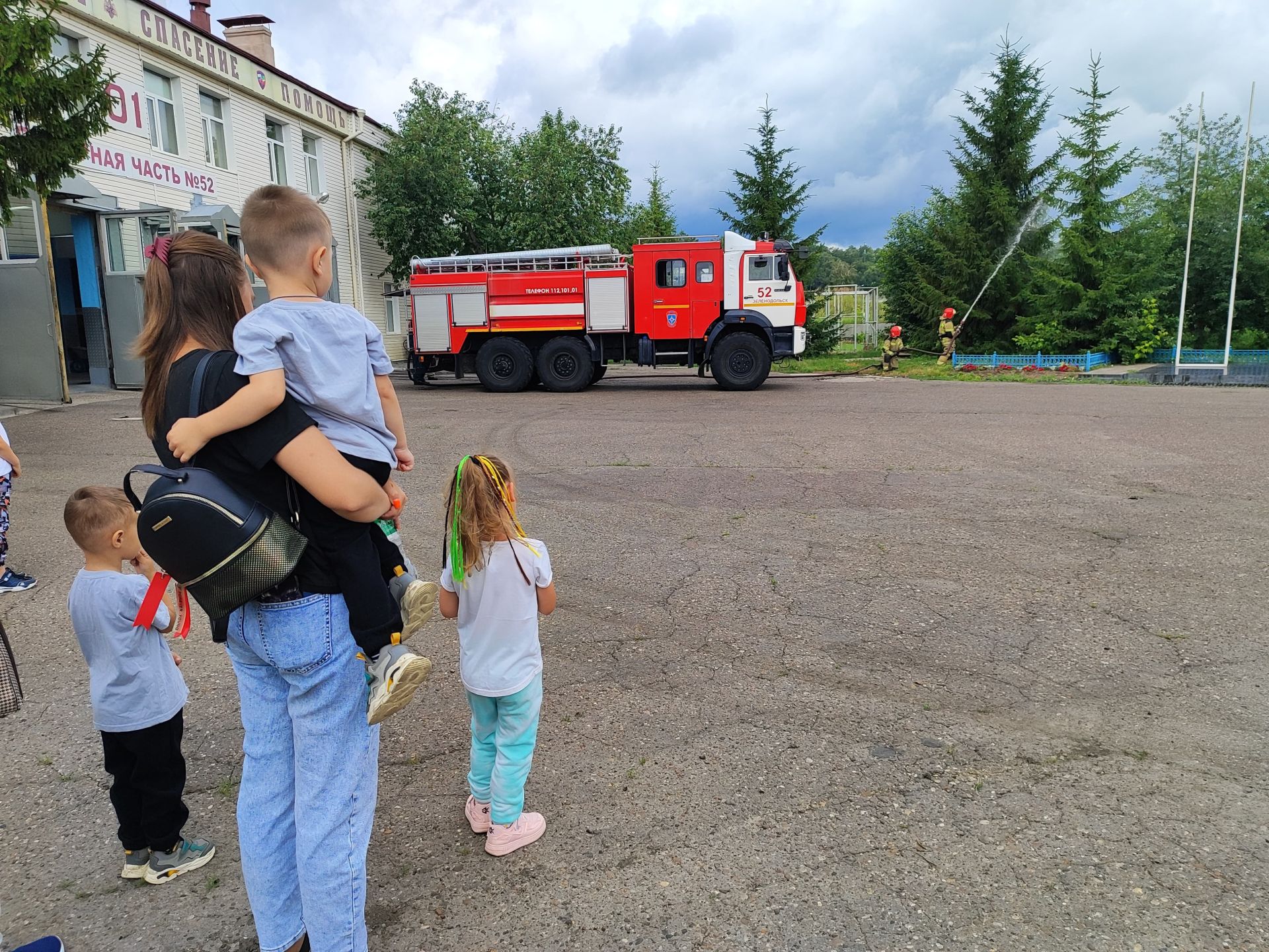 Семьи участников СВО посетили Музей пожарной охраны в Зеленодольске