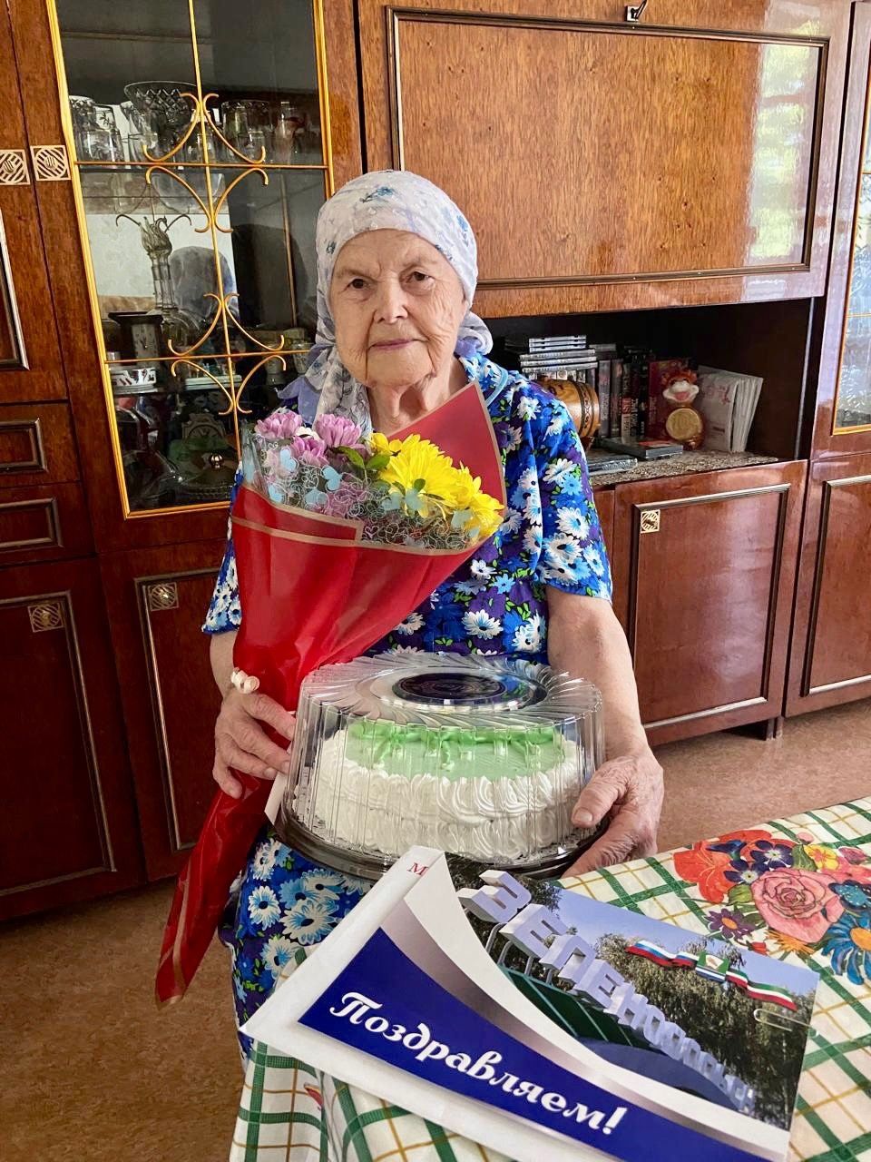 Жительница Зеленодольска отметила 95-летний юбилей