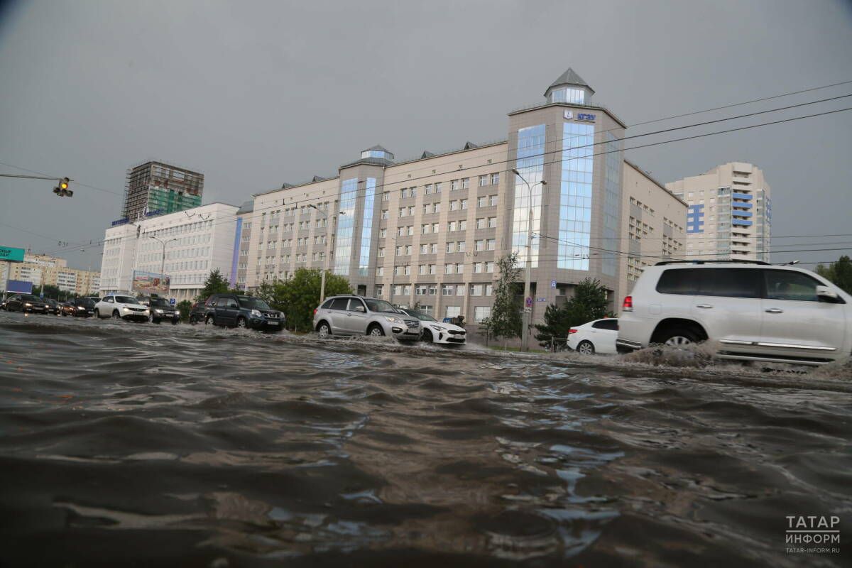 Татарстан находится под угрозой затопления из-за ливневых дождей