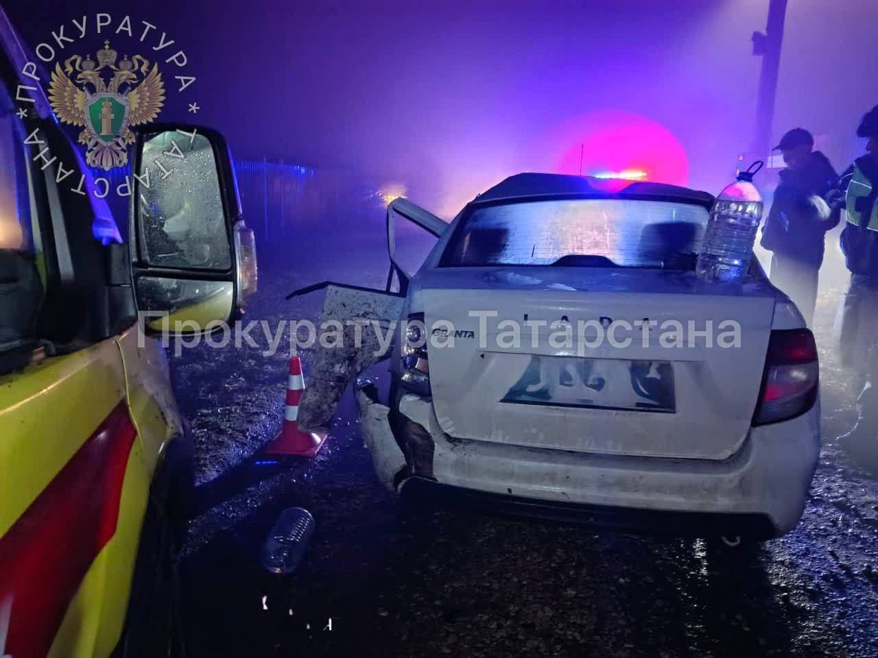 В Лаишевском районе в ДТП погиб 14-летний мальчик